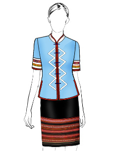 海南傳統(tǒng)黎族服飾女裝方案設(shè)計(jì)