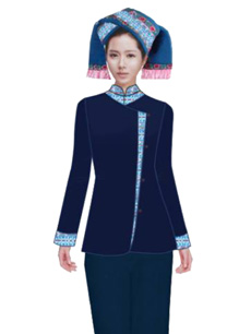 女壯族工作服方案設計