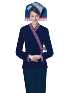 女壯族工作服方案設計