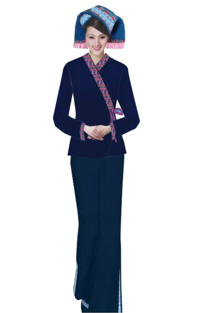 女壯族工作服方案設(shè)計