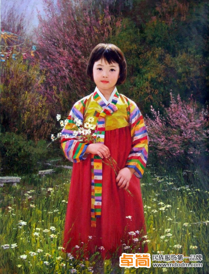 朝鮮族服飾,傳統(tǒng)民族服飾,卓簡(jiǎn)
